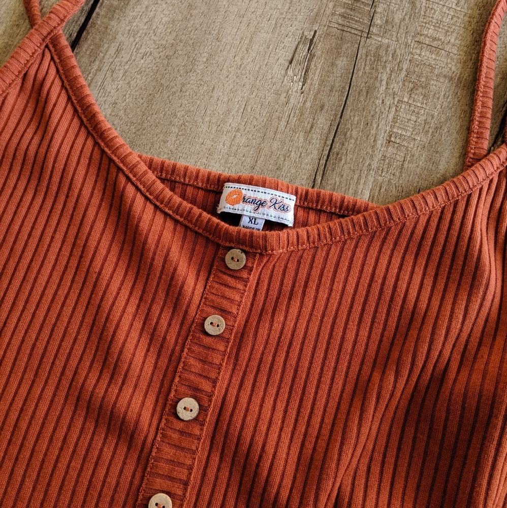 Rust Orange Tank top